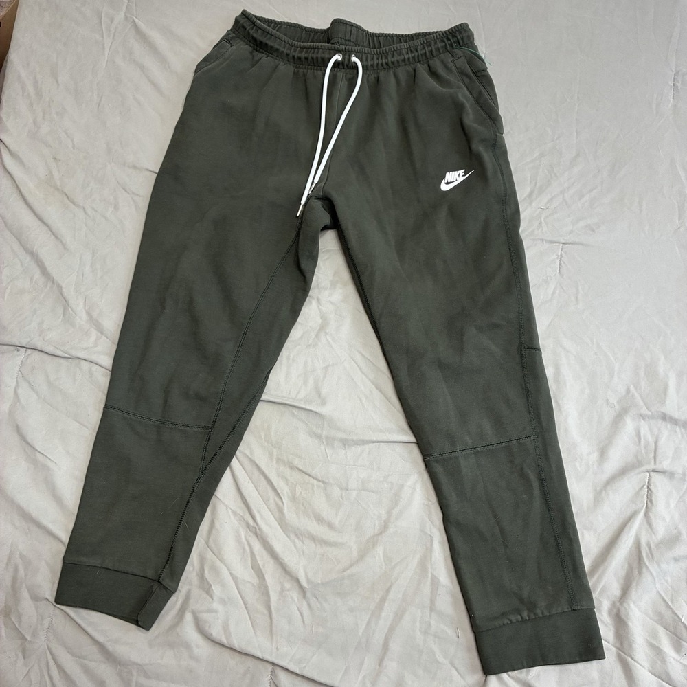 Nike Joggers Mens Large Green Sportswear NSW Modern Fleece Pants DJ0367-378